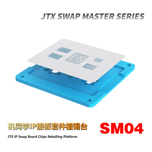 JTX iP Swap Board Chips Reballing Platform SM-04