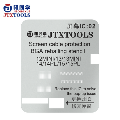 JTX Screen IC  Reballing stencil for 11-17PM