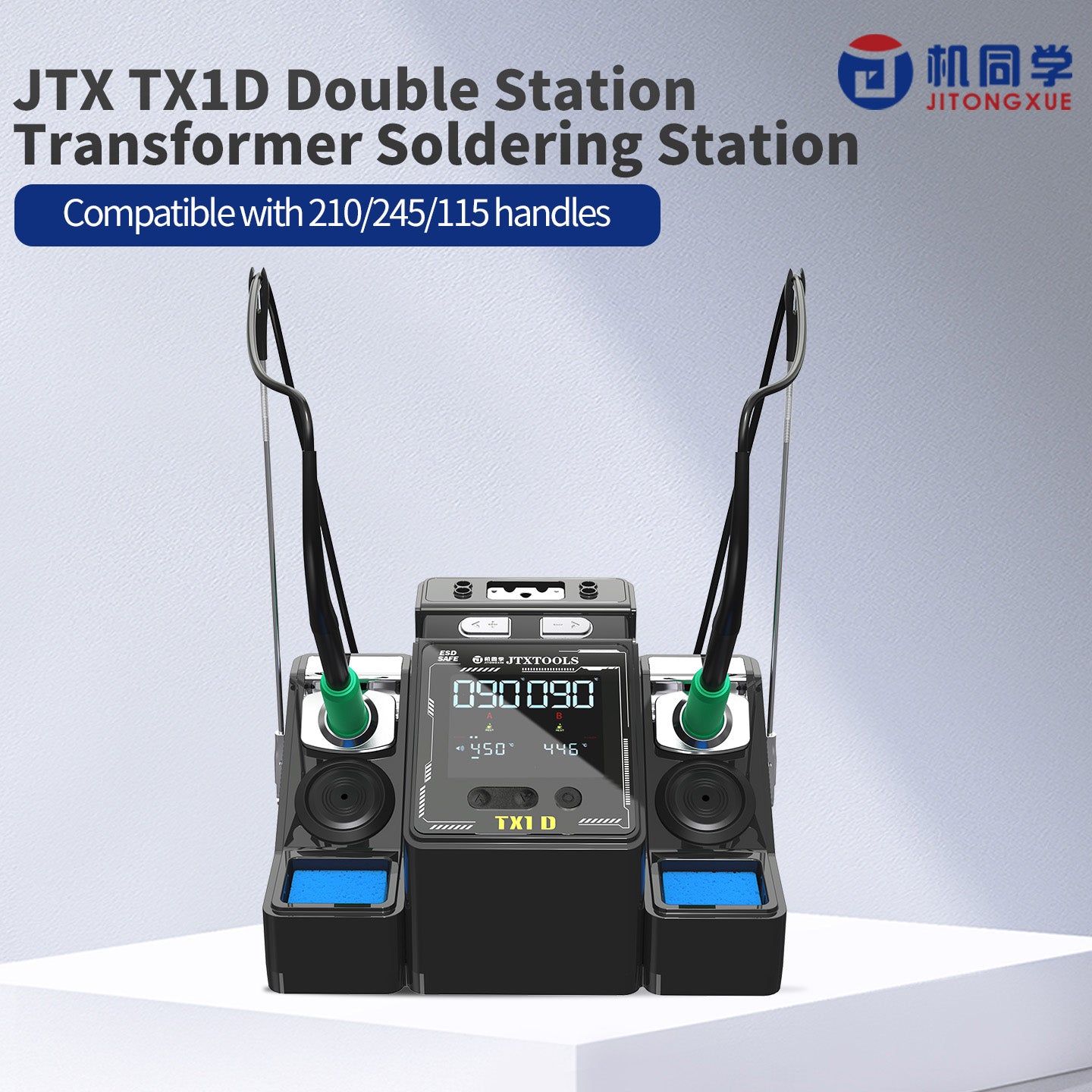 JTX TX1D Double Station Transformer Soldering Station