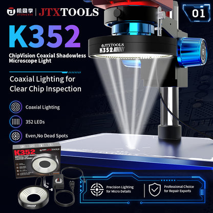 JTX ChipVision Coaxial Shadowless Microscope Light K352
