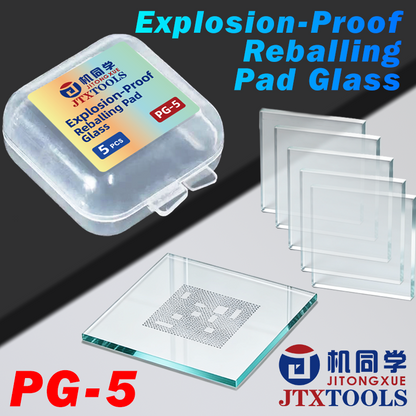 JTX Explosion-Proof ReballingPad Glass PG-5