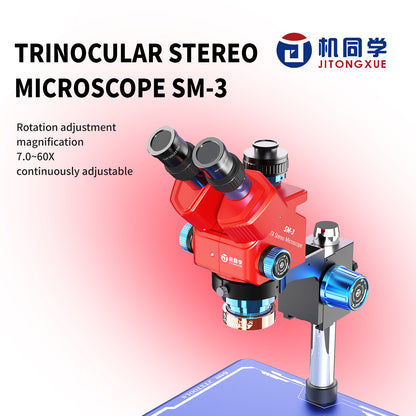 JTX 7060 Trinocular Stereo Microscope SM-3