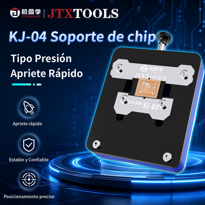 Soporte para chip JTX KJ-04 tipo prensa.