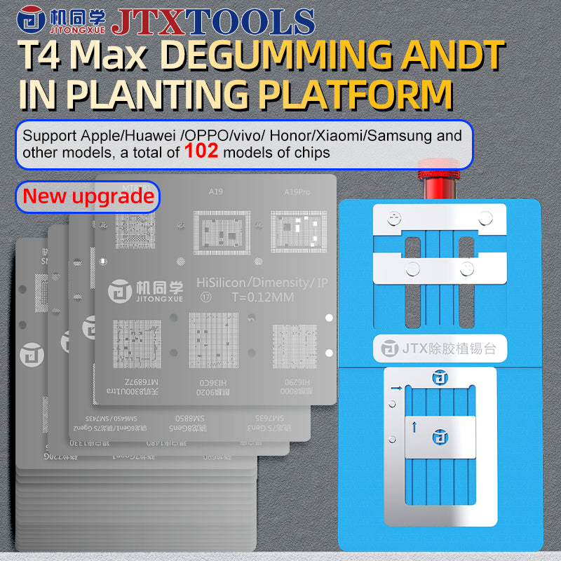Chips Glue Removal And Reballing Platform T4MAX