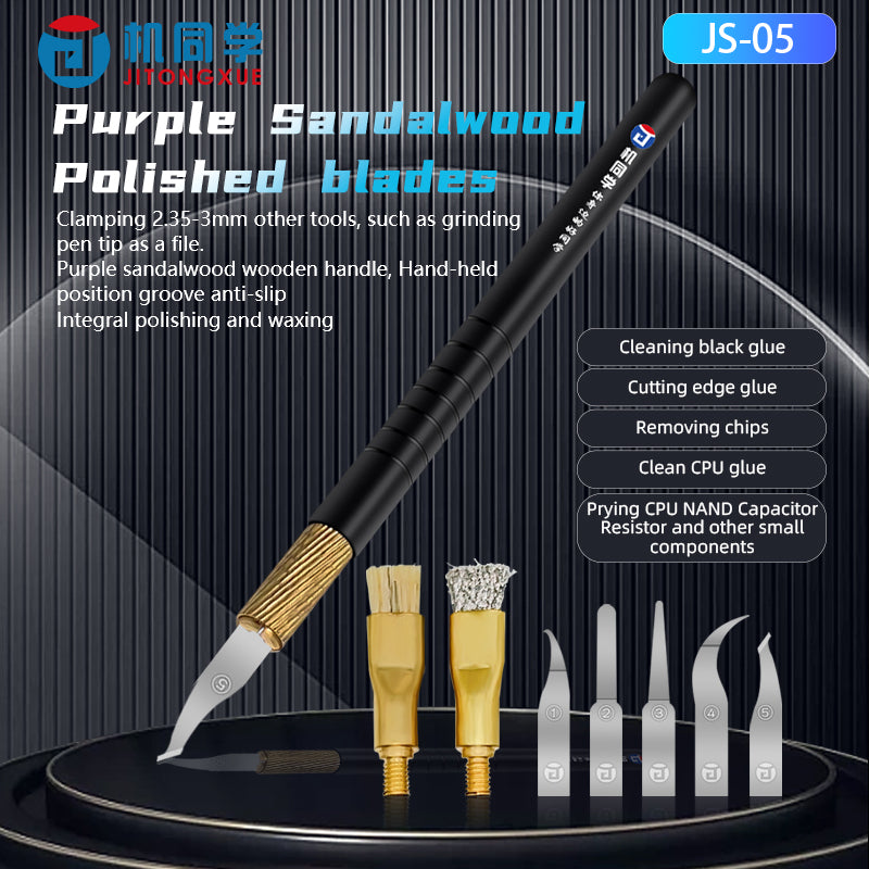 JTX Blade Set with Purple sandalwood handle JS-05