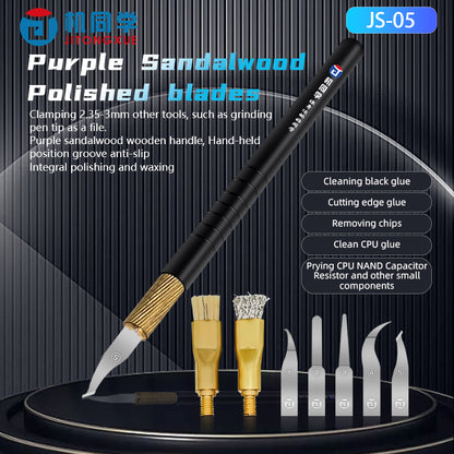 JTX Blade Set with Purple sandalwood handle JS-05