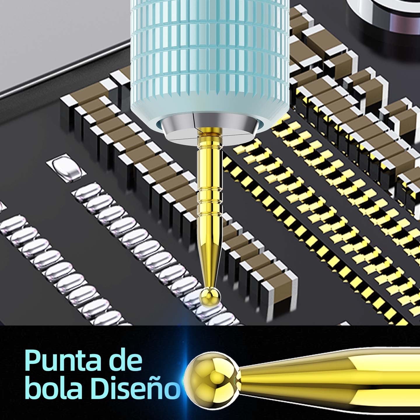 BT-1 Barra de soldadura para reballing de conectores Juego de agujas para arrastrar estaño
