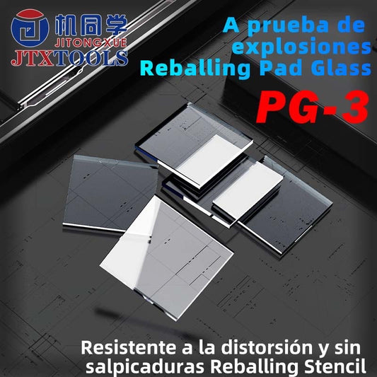 PG3 JTX a prueba de explosiones Vidrio de almohadilla de reballi