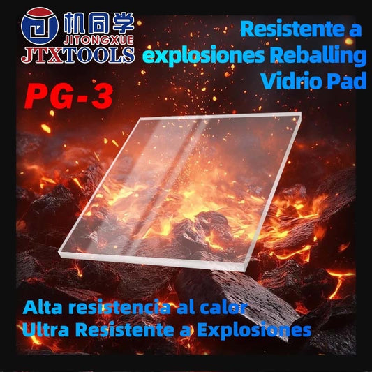 PG3 JTX a prueba de explosiones Vidrio de almohadilla de reballi