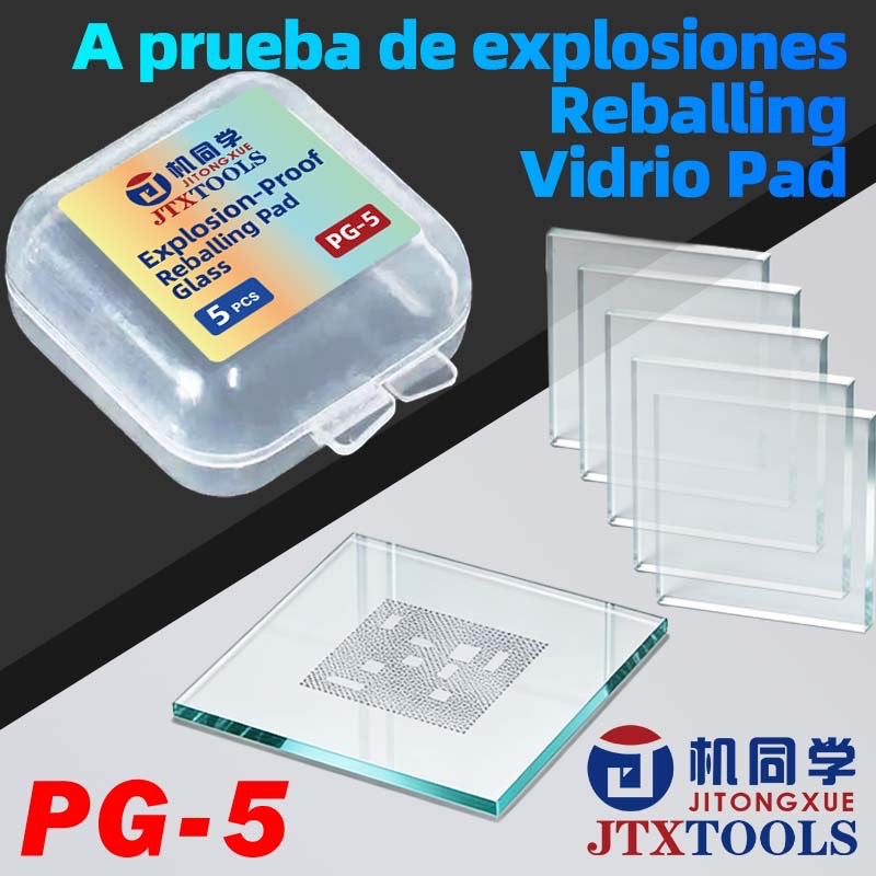 PG3 JTX a prueba de explosiones Vidrio de almohadilla de reballi