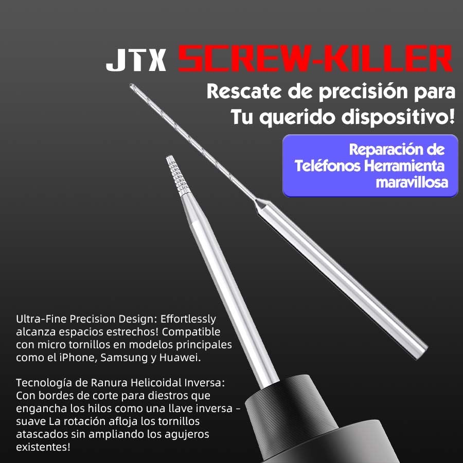 Juego de brocas y herramientas para extraer tornillos estropeados de JTX Machine Tool SK-1🔥 2 en 1