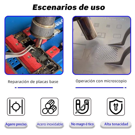 FS-12 JTX y FIXST Pinzas especiales para reballing