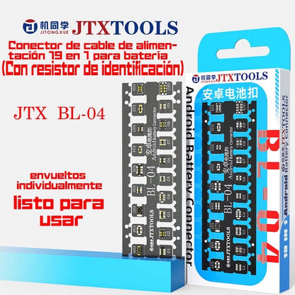 BL-04 Cable de alimentación JTX Android Conector de batería (con resistencia ID)