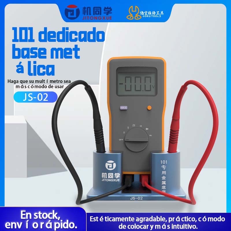 JS-02 Multímetro Fluke 101 Base metálica especial
