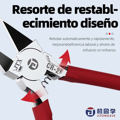 CR-2 Alicates de corte resistentes de precisión de acero al cromo vanadio JTX