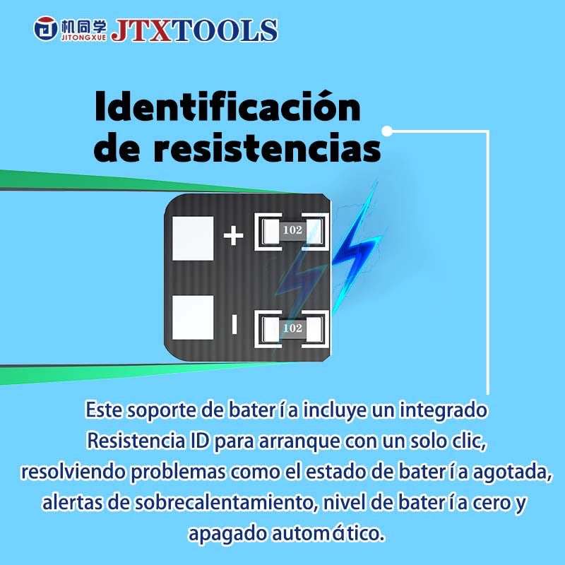 BL-04 Cable de alimentación JTX Android Conector de batería (con resistencia ID)