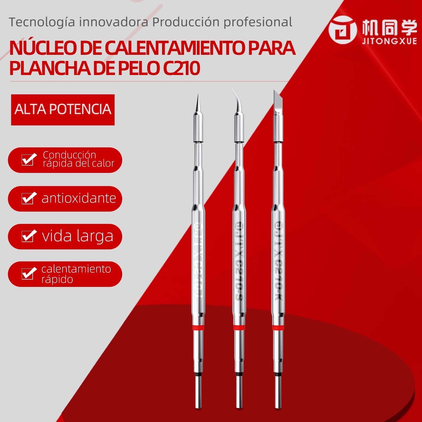 C210Punta de soldador JTX de alta potencia