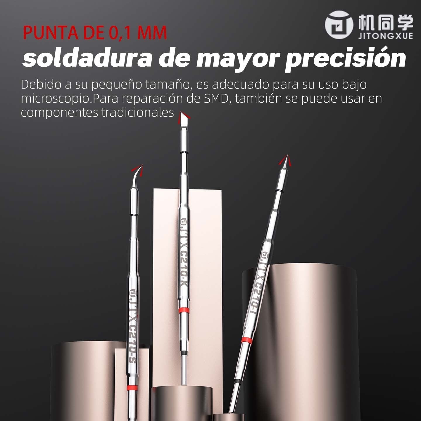 C210Punta de soldador JTX de alta potencia