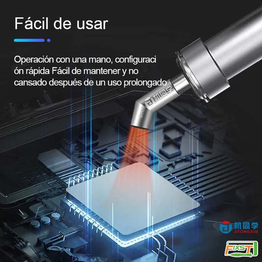 Juego de boquillas para pistola de aire caliente con codo universal