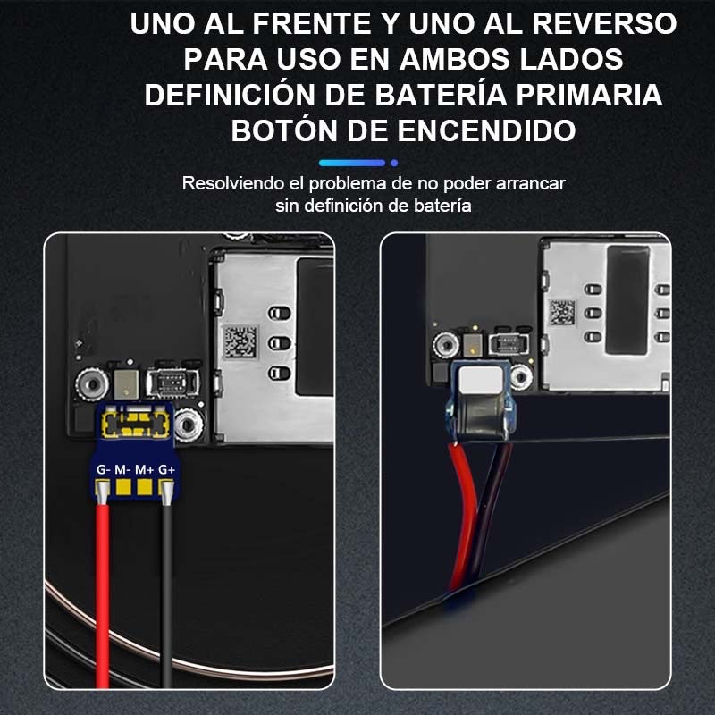 BL-02 Especial JTX iPhone Conectores de batería arranque de doble cara