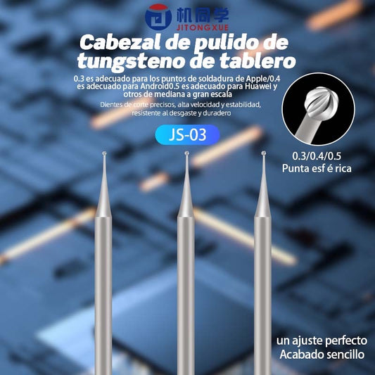 JS-03 Acero de tungsteno laminado Punta de molienda