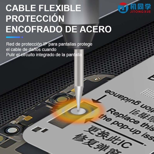 IC de pantalla JTX Juego de plantillas de pulido y reballing 4 tipos