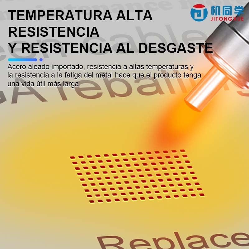 IC de pantalla JTX Juego de plantillas de pulido y reballing 4 tipos