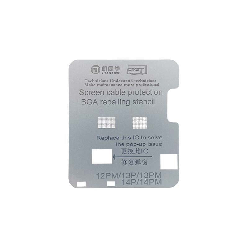 IC de pantalla JTX Juego de plantillas de pulido y reballing 4 tipos