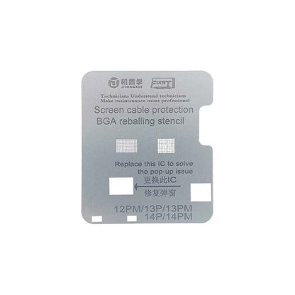 IC de pantalla JTX Juego de plantillas de pulido y reballing 4 tipos