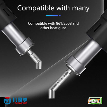 JTX Universal Elbow Hot Air Gun Nozzle Set 5MM/6MM/8MM/10MM/12MM