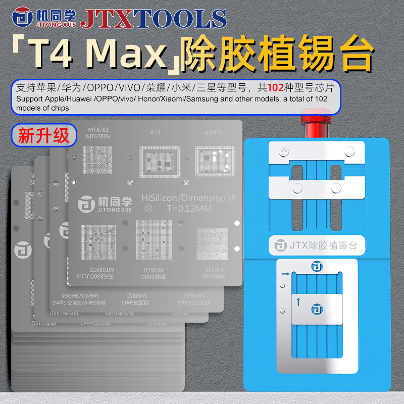 Chips Glue Removal And Reballing Platform T4MAX