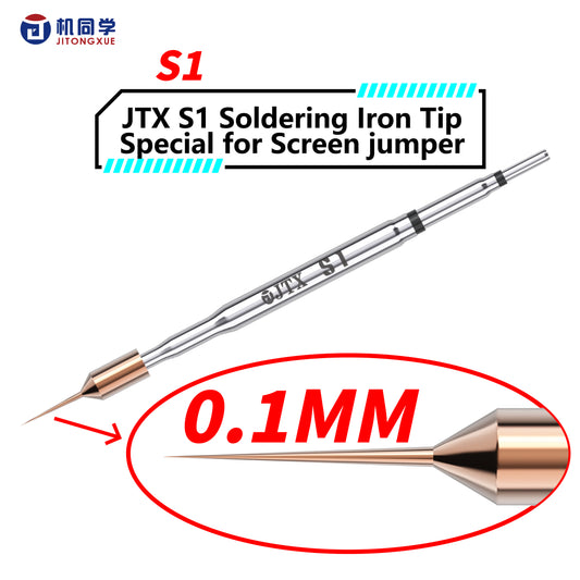 JTX 🔥Soldering Iron Tip  Special for Screen jumper🚀 S1