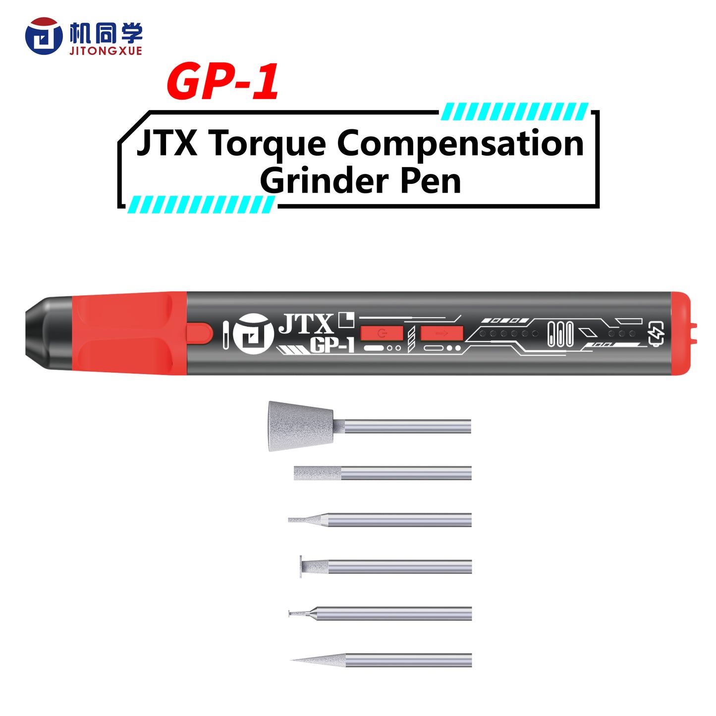 JTX Torque-Compensating Electric Grinding Pen GP-1