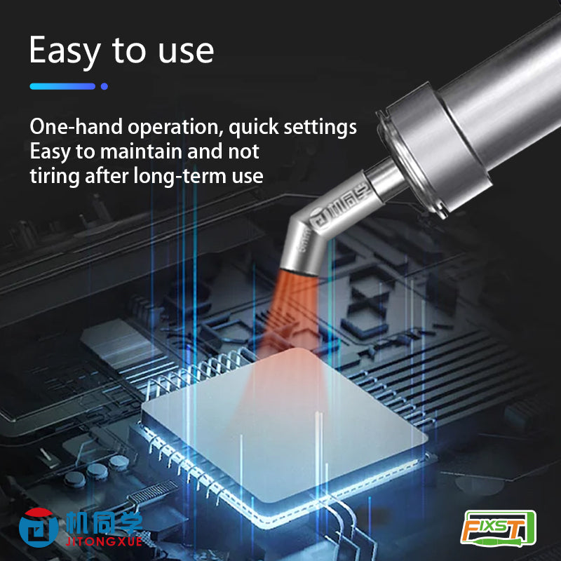 JTX Universal Elbow Hot Air Gun Nozzle Set 5MM/6MM/8MM/10MM/12MM