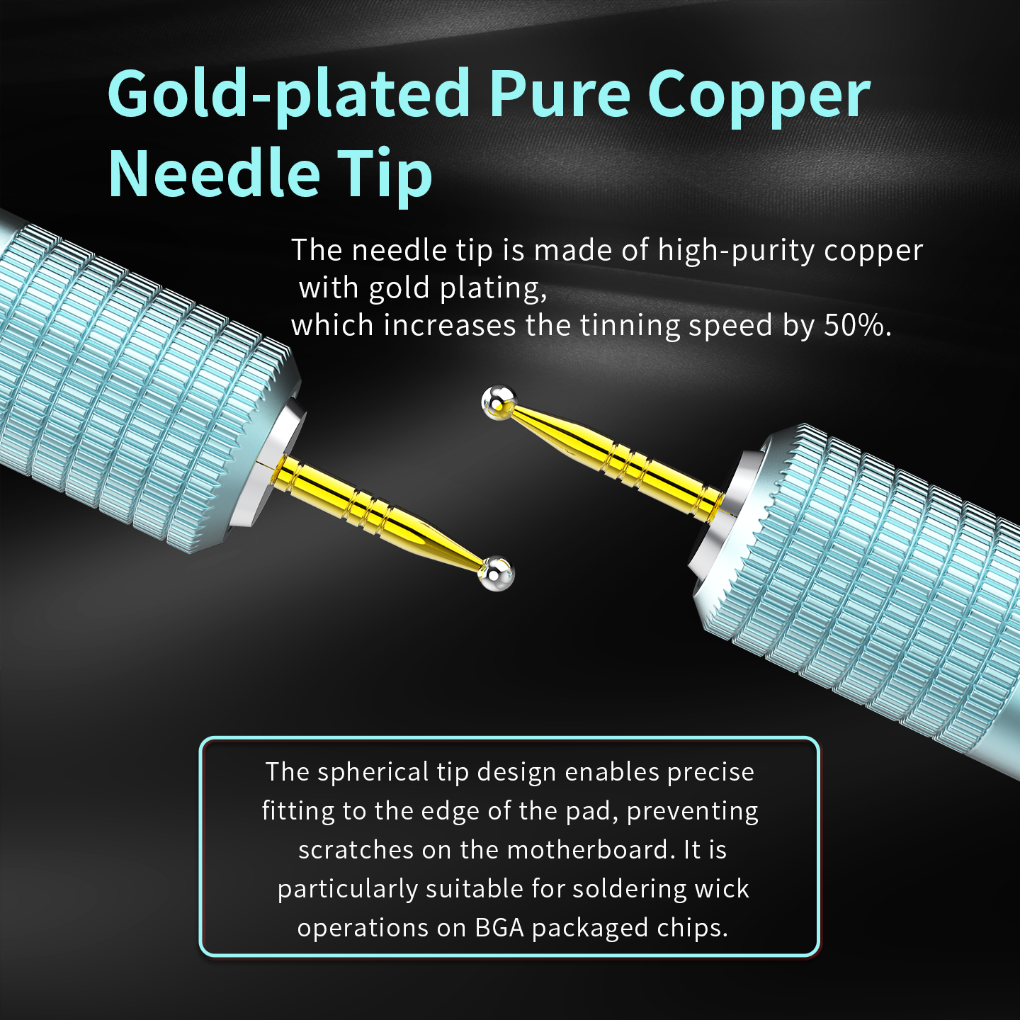 JTX Connector Reballing Solder Bar  Tin Dragging Needle Set BT-1