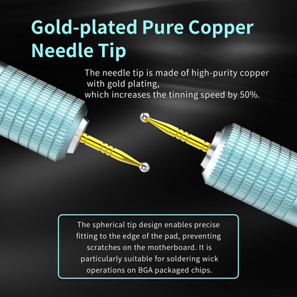JTX Connector Reballing Solder Bar  Tin Dragging Needle Set BT-1