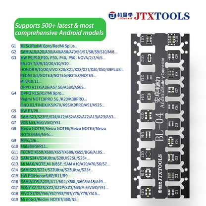 JTX Android Power Cable Battery Connector BL-04