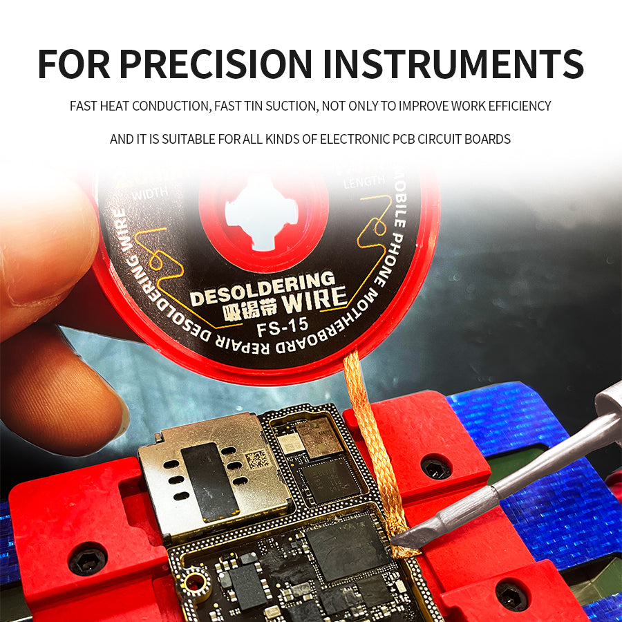 JTX Super Desoldering Wire  FS-15 （3PCS/Pack）