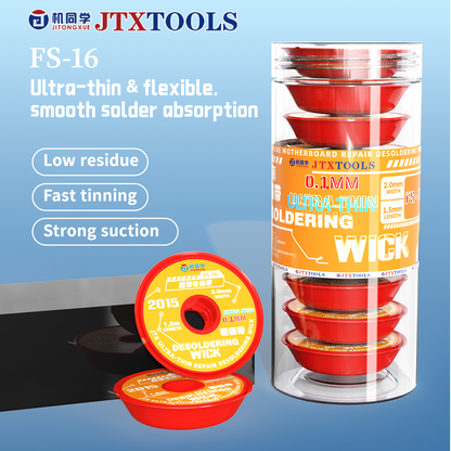 JTX Ultra-thin Desoldering Wire FS-16