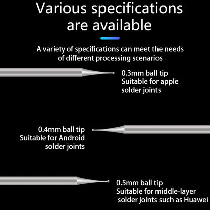 JTX Laminate tungsten steel  Grinding Tip JS-03 0.3MM 0.4MM 0.5MM