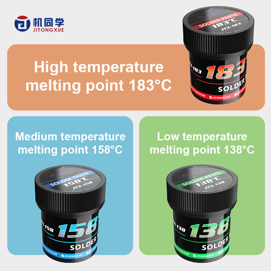 JTX Black Champion Tin Paste JTX-138 JTX-158 JTX-183