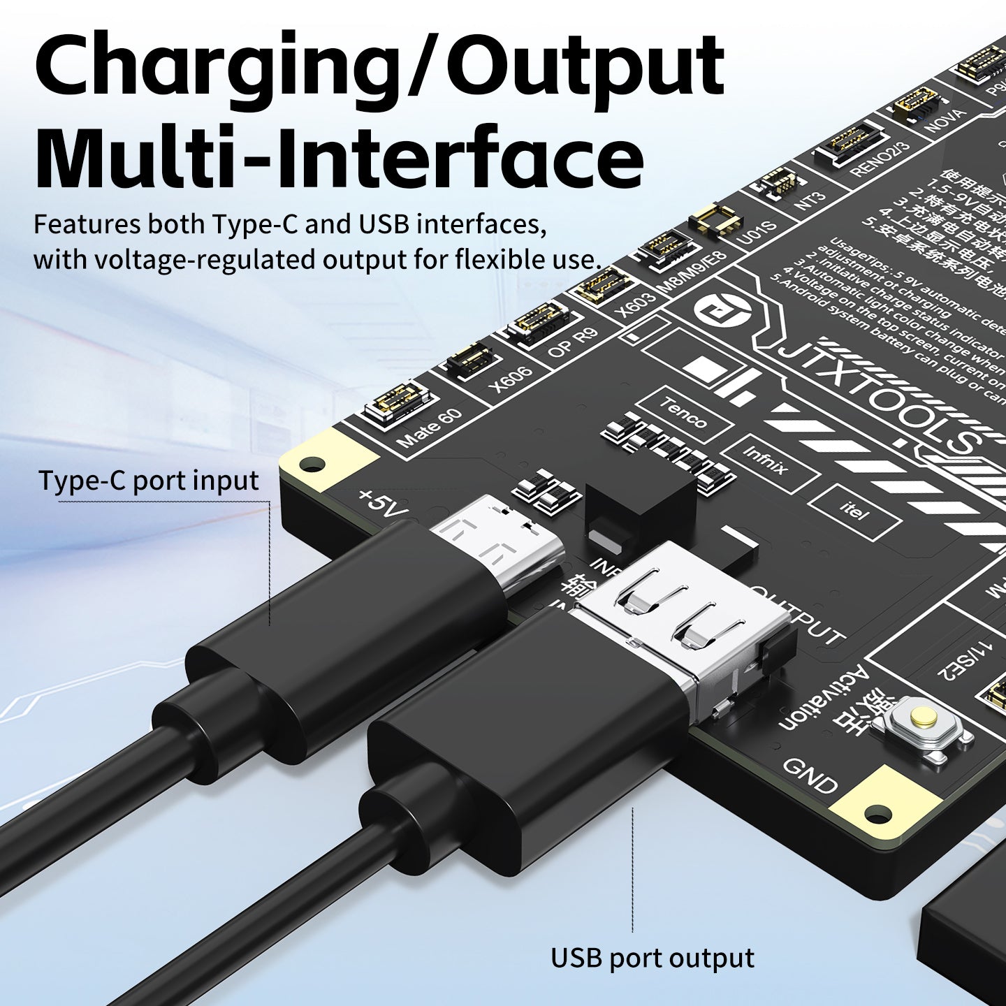 Android and Apple battery activation board B-9