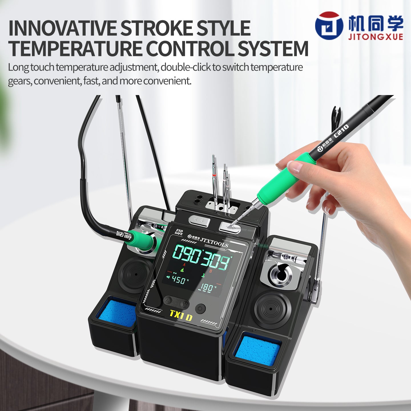 JTX TX1D Double Station Transformer Soldering Station