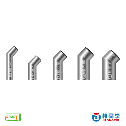 JTX Universal Elbow Hot Air Gun Nozzle Set 5MM/6MM/8MM/10MM/12MM