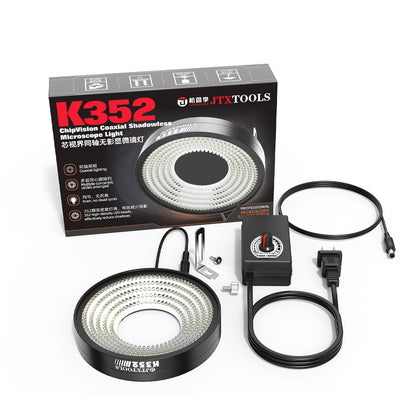 Luz para microscopio coaxial sin sombra JTX ChipVision K352