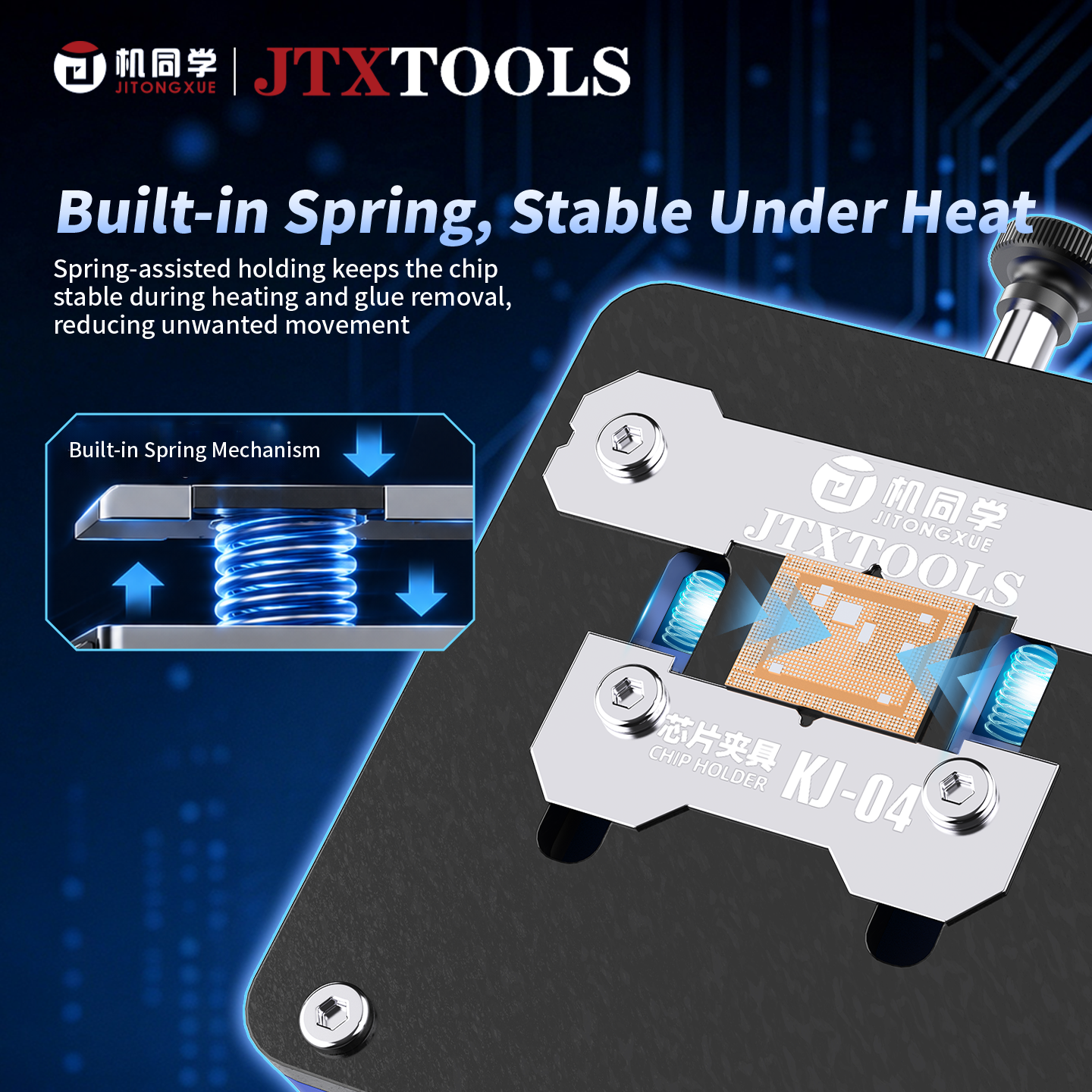 Product Launch KJ-04 Press-type Quick Chip Holder JTXTOOLS