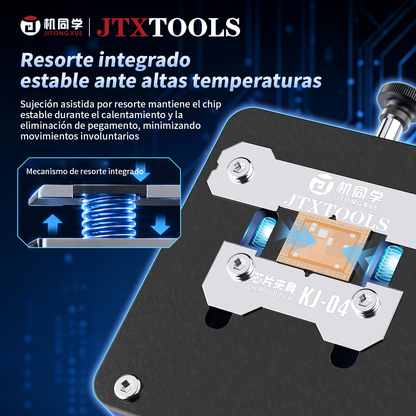 Soporte para chip JTX KJ-04 tipo prensa.