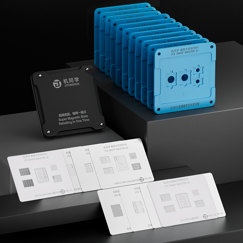 JTX iP Swap Board Chips Reballing Platform SET 8 TO 16PM