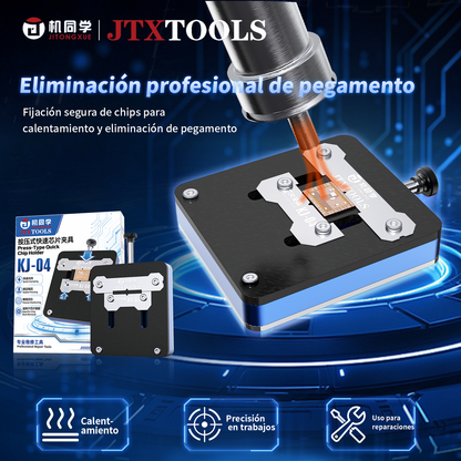 Soporte para chip JTX KJ-04 tipo prensa.