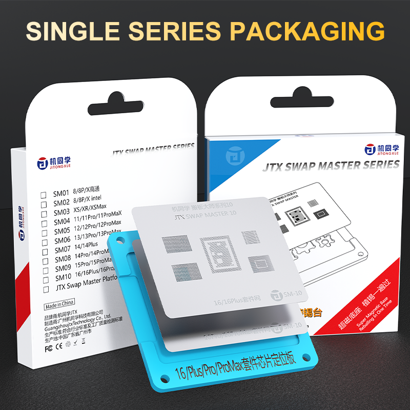 JTX iP Swap Board Chips Reballing Platform SET 8 TO 16PM